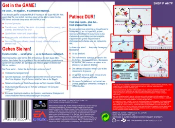 NHL 97 (Europe) (Rev 1) box cover back